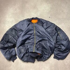 Vintage Navy Military Japanese Bomber Jacket